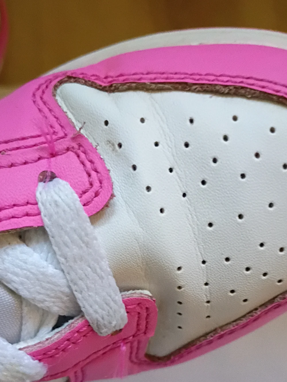 Nike Kids' Pink and White Low-Top Sneakers